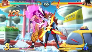 DBFZ ● New Patch Combos Be Like Lab Coat 21 Combo [upl. by Llenrahs]