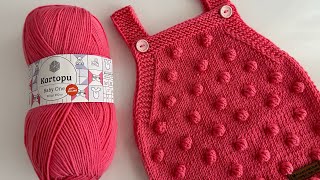 BU TULUMU ÖRMEYEN KALMASIN❤️AŞIRI KOLAY 06 AYLIK BEBEK TULUMU YAPIMI❤️knittingdesignforbaby [upl. by Corey]