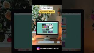 My Portfolio website using  HTML  CSS htmlcss js [upl. by Rosemari]