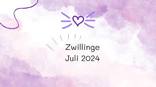 Zwillinge ♊️ Juli 2024🤎Alte Seelen kehren zurück🤎 [upl. by Nollie]