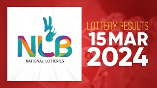 NLB Live Lottery Draw 20240315  0930 PM [upl. by Harsho]