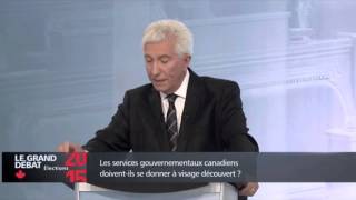 Débat des chefs 2015  Gilles Duceppe [upl. by Odlanor]