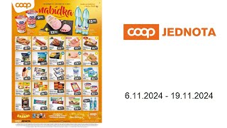 Leták COOP Jednota CZ  6112024  19112024 [upl. by Coffin]