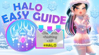 EASILY WIN The GLITTERFROST HALO With THIS GUIDE ❄️ Royale High Halo Answers [upl. by Eirojram]