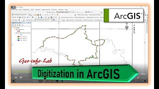 How to digitize in ArcGIS  Digitization in ArcGIS  Digitizing in GIS  Digitize Kaise karee [upl. by Yona]