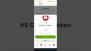 Coin vs token seed code  Seed code coin vs token [upl. by Nuyh160]