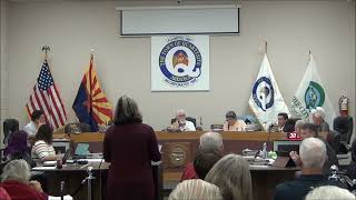 Quartzsite Town Council Regular Meeting 2272024 schedule of feessplash pad projectfinancial [upl. by Carn932]