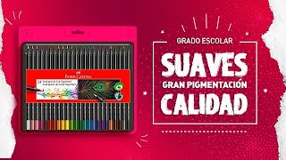 unboxing de colores faber castell eco lápices supersoft 100 unidades [upl. by Klapp422]