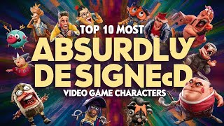 Top 10 Most Absurdly Designed Video Game Characters [upl. by Naujek]