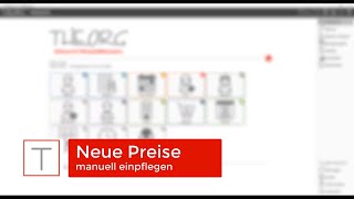 Neue Preise manuell einpflegen [upl. by Evanne]