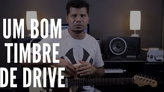 Timbre de Guitarra  Um bom timbre de drive  Rodrigo Gomes  Guitarra Pop [upl. by Atteuqihc]