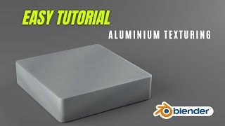 Brushed MetalAluminium Texturing on Blender 293 Tutorial [upl. by Audsley238]