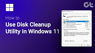 How To Use Disk Cleanup Utility In Windows 11  Clean Junk Temporary Files From C Drive [upl. by Adnohr20]