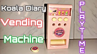 💫LETS PLAY 💗KOALA DIARY AUTOMATIC VENDING MACHINE 💞 [upl. by Egreog]