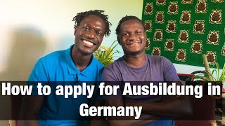 how to apply for ausbildung in germany [upl. by Alleyn]