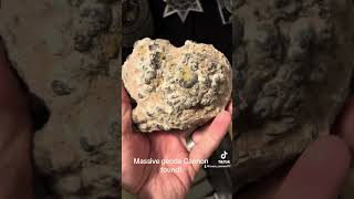 Huge geode found crystals gems geodes rockhounding prospecting [upl. by Silma180]