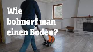 Boden bohnern  Wie bohnert man einen Boden  RentSetGo [upl. by Schwerin192]