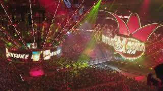 WWE WrestleMania 34 Shinsuke Nakamura Live Entrance [upl. by Gorges]