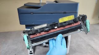 HOW TO REPLACE THE FUSER UNIT ON XEROX WORKCENTRE 3335 WORKCENTRE 3345 [upl. by Nasar]