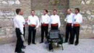 Polyphonic singers in Diocletian palace of Split [upl. by Corly420]