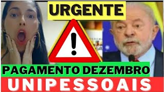 0812 SAIU COMUNICADO URGENTE PRA TODOS UNIPESSOAIS DO BOLSA FAMÍLIA Pagamentos dezembro e visita [upl. by Tennek]