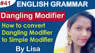 Modifier  Dangling Modifier to Simple Modifier  Part 2 [upl. by Noelle515]