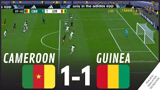 afcon2023 Cameroun 11 Guinée  FAITS SAILLANTS DU MATCH • Simulation et loisirs de jeux vidéo [upl. by Snah369]