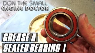 HOWTO Grease A Sealed Bearing [upl. by Aihsar]