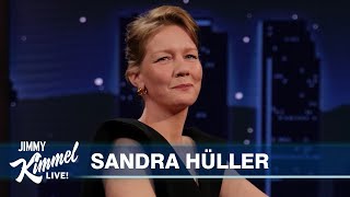 Sandra Hüller on Oscar Nomination for Anatomy of a Fall Growing Up in Germany amp American TV Shows [upl. by Sew261]