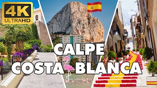 Calp Calpe Spain 🌞 Costa Blanca Top Things to Do 4K► Best Beaches ► [upl. by Enylecoj]