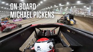 OnBoard Ride WIth Michael Pickens For Wild Monday Chili Bowl Prelim [upl. by Valdemar]