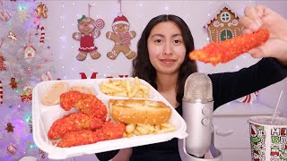 ASMRHot Cheeto Girl Eats Raising Canes Chicken 🔥🍗 [upl. by Mccall]