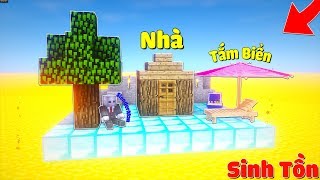 1 NGÀY SINH TỒN TRÊN BIỂN LAVA KHÁM PHÁ HÒN ĐẢO LAVA CÓ GÌ TRONG MINECRAFT  Thử Thách SlenderMan [upl. by Eluk370]