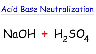 Sodium Hydroxide  Sulfuric Acid  Acid Base Neutralization Reaction [upl. by Anirhtak]