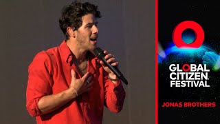 Nick Jonas Jonas Brothers  Jealous Global Citizen Festival 2022 Live in NYC [upl. by Nnyleuqaj]