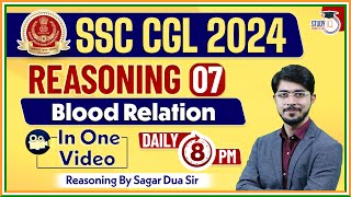 SSC CGL 2024  Blood Relation CGL 2024 Reasoning Classes  Reasoning By Sagar Sir 7 [upl. by Atnamas]