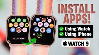 Apple Watch Series 9 How to Install Apps WatchOS 10 [upl. by Richmond483]