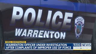 SBI investigates Warrenton police officer for misconduct excessive force [upl. by Asecnarf]