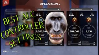 BEST APEX SEASON 22 CONTROLLER SETTINGS  ALCs [upl. by Theodoric]