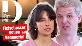 Das perfekte Dinner FLEISCHESSER gegen VEGANER  Tag 1 [upl. by Anicnarf]