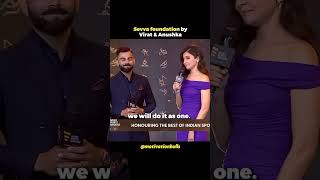 Virat Kohli and Anushka Sharma ❤️ motivation motivationalspeech inspiration success viratkohli [upl. by Manheim]