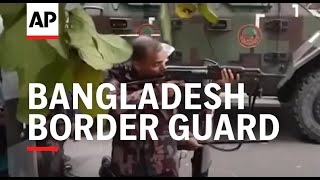 Bangladesh Border Guard helps to curb unrest in streets over job quotas ruling [upl. by Nester192]