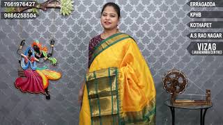 Latest Gadwal Pattu saree Collection  Episode51756  Vigneshwara Silks Gadwal pattusarees [upl. by Andreas]