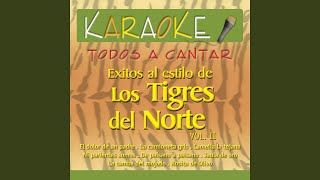 De Paisano a Paisano Karaoke Version Originally Performed By Los Tigres del Norte [upl. by Henebry]