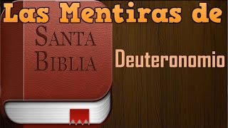 Deuteronomio Mentiras Errores y Contradicciones de la Biblia Documental [upl. by Atiuqcaj]