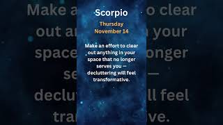 Scorpio Horoscope November 11  17 horoscope astrology scorpio [upl. by Towney132]