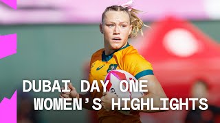 It’s a Maddi Levi MASTERCLASS  HSBC SVNS Dubai 2024  Day One Womens Highlights [upl. by Boggers]