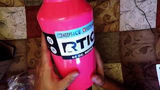 RTIC 64oz Bottle and RTIC Sport Lid Quick Look [upl. by Wylde]