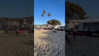 Pro beach volleyball game in California [upl. by Winograd763]