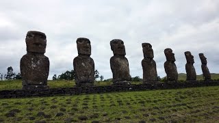 Ahu Akivi on Easter Island [upl. by Shuma]